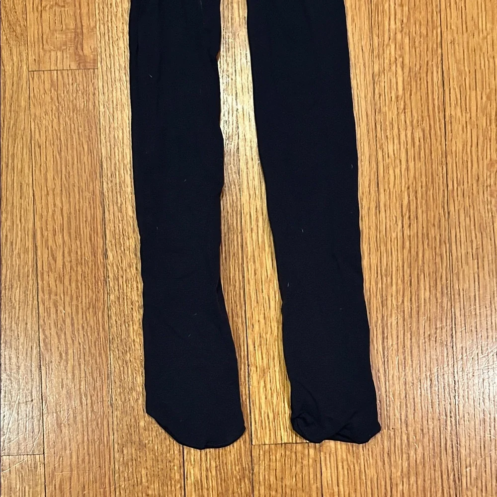 Black Opaque Tights Size Medium